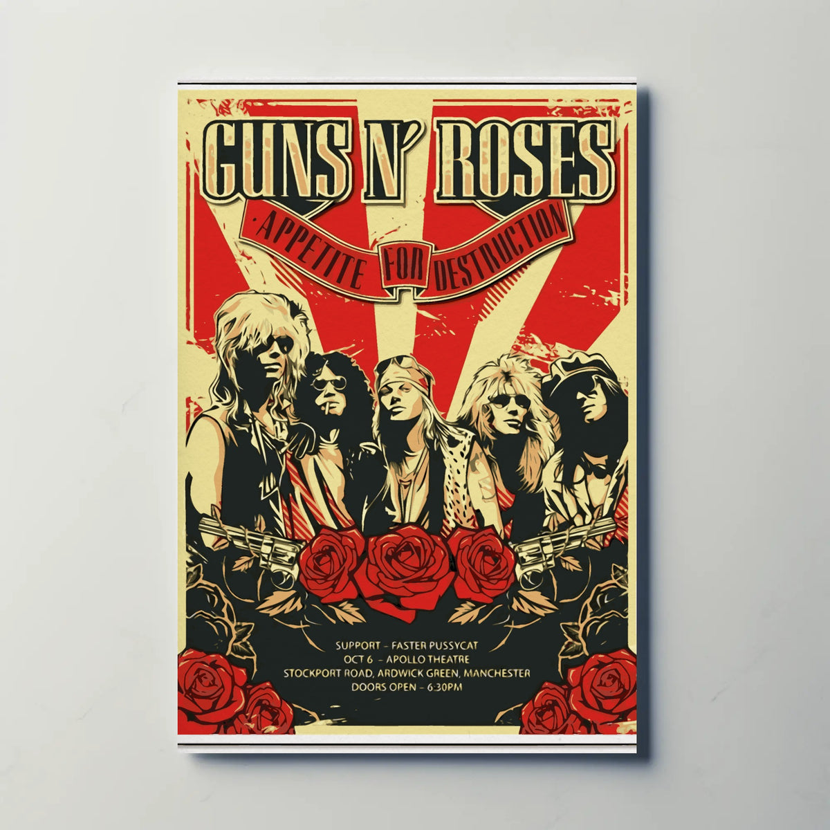 Guns n Roses Appetite for Destruction Paper Poster