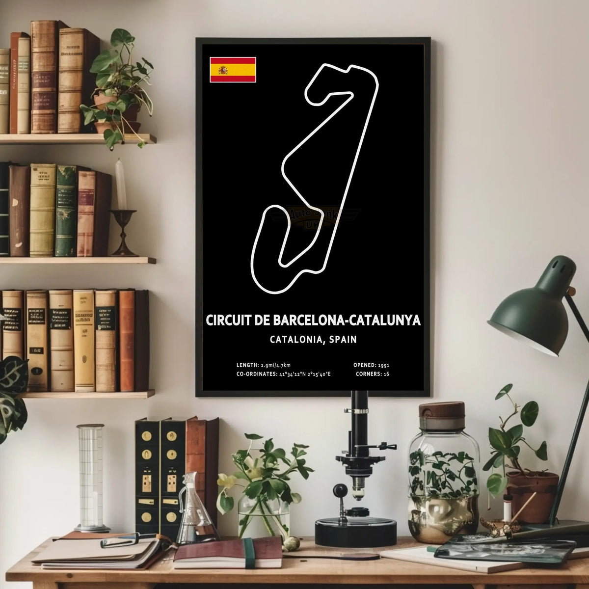 Circuit de Barcelona Catalunya Circuit Paper Poster