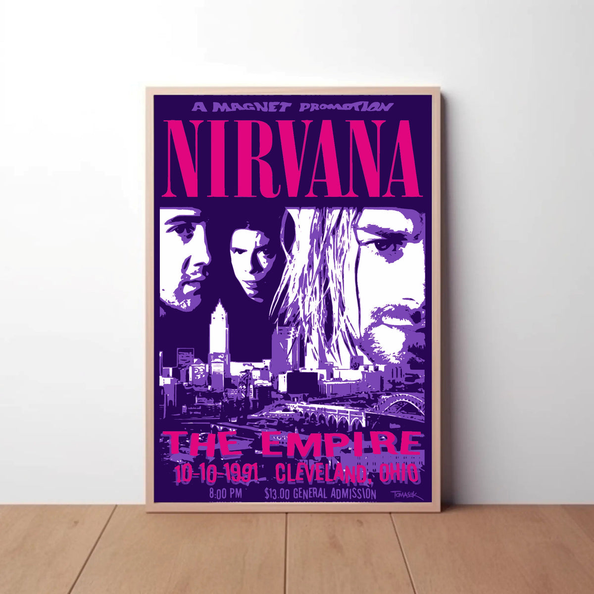 Nirvana at The Empire Paper Poster