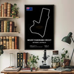 Mount Panorama Bathurst Circuit Paper Poster