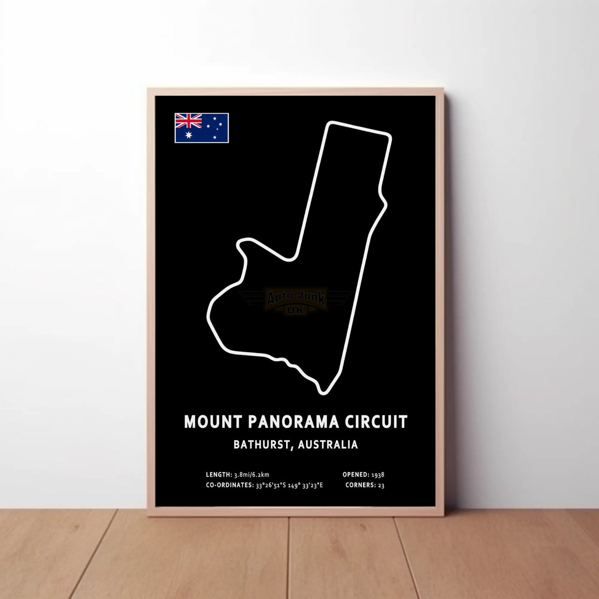 Mount Panorama Bathurst Circuit Paper Poster