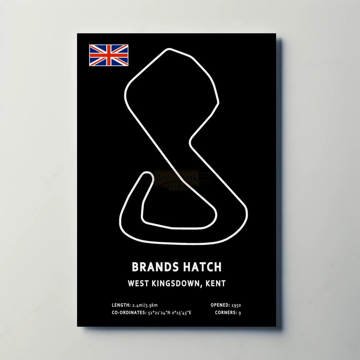 Brands Hatch Circuit Paper Poster
