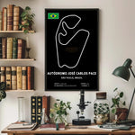 Autodromo Jose Carlos Pace Circuit Paper Poster