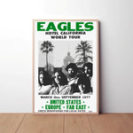 Eagles Hotel California Paper Poster