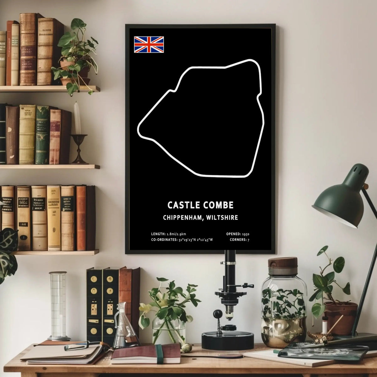 Castle Combe Circuit Paper Poster