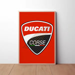 Ducati Corse Paper Poster