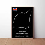Goodwood Circuit Paper Poster