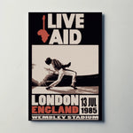 Live Aid London Paper Poster