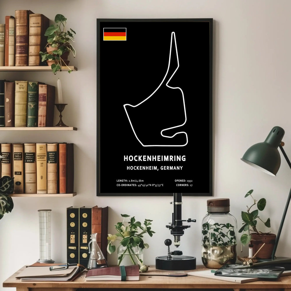 Hockenheimring Circuit Paper Poster
