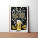 Corona Day of the Dead Paper Poster