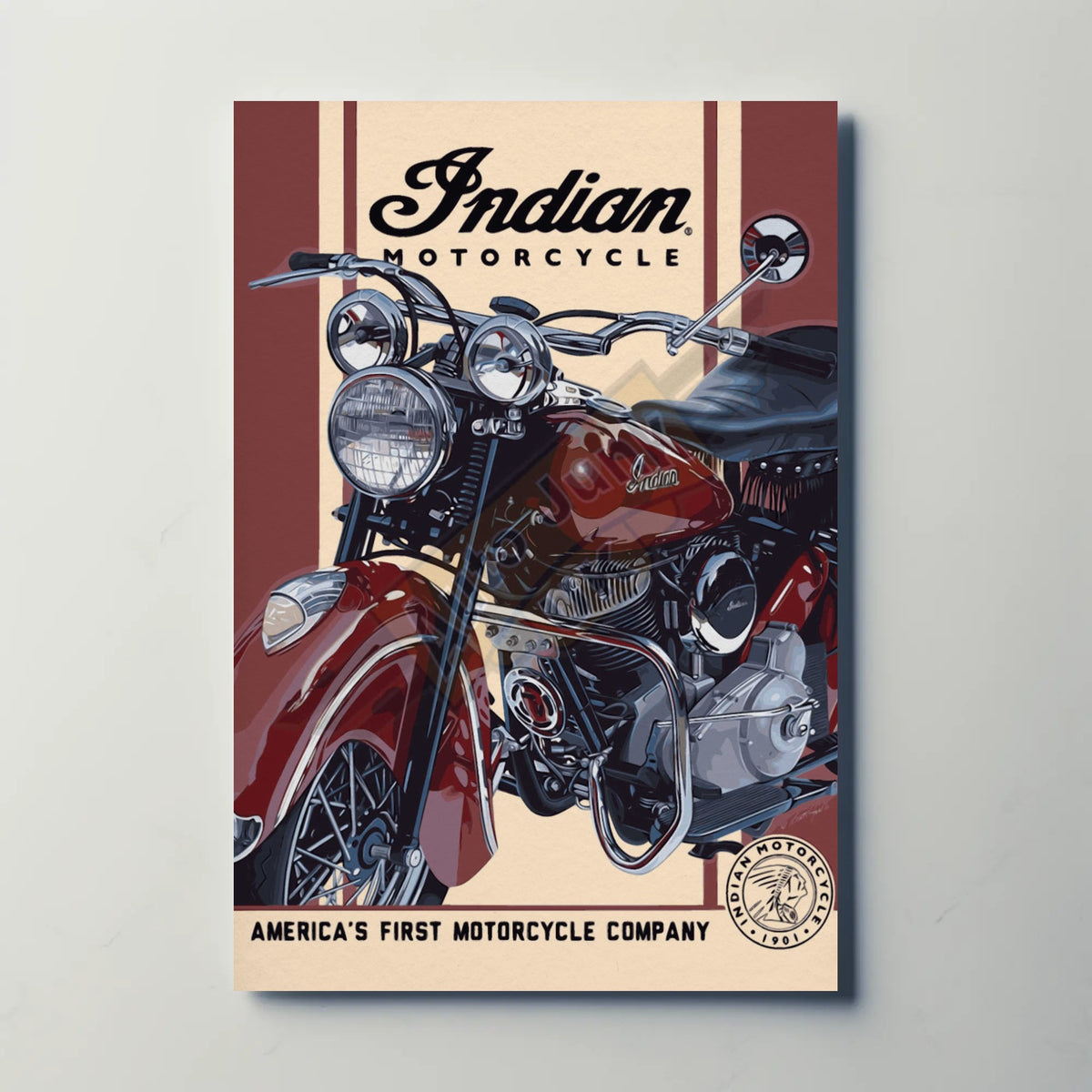 Indian Motorcycles Paper Poster