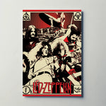 Led Zeppelin Paper Poster