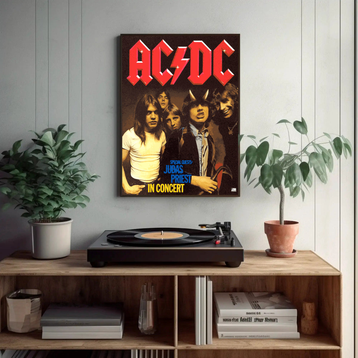 ACDC in Concert Paper Poster