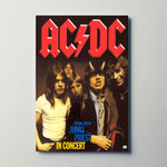 ACDC in Concert Paper Poster
