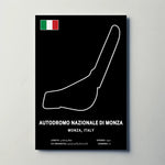 Monza Circuit Paper Poster