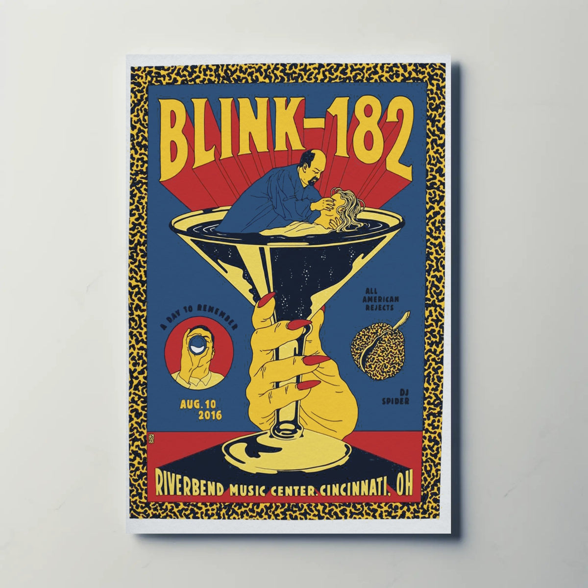 Blink 182 Paper Poster