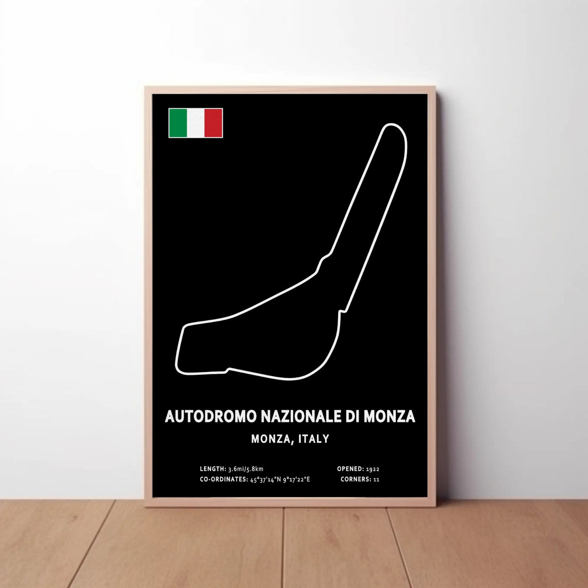 Monza Circuit Paper Poster
