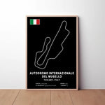 Autodromo Nazionale del Mugello Circuit Paper Poster