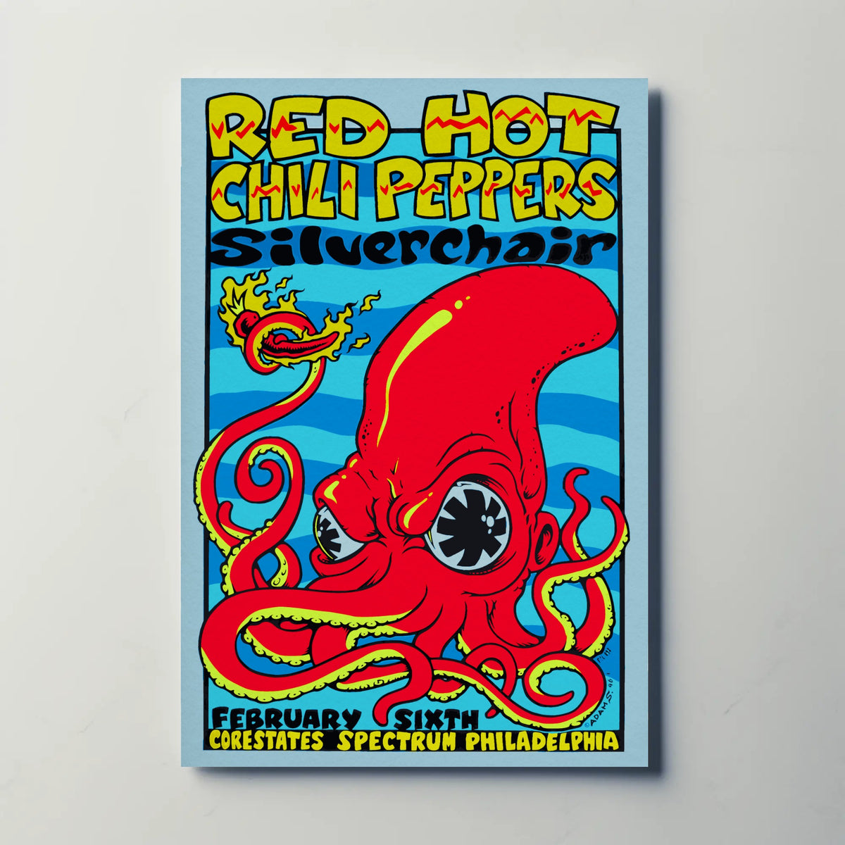 Red Hot Chili Peppers Paper Poster