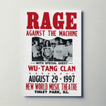 Rage Against The Machine Paper Poster