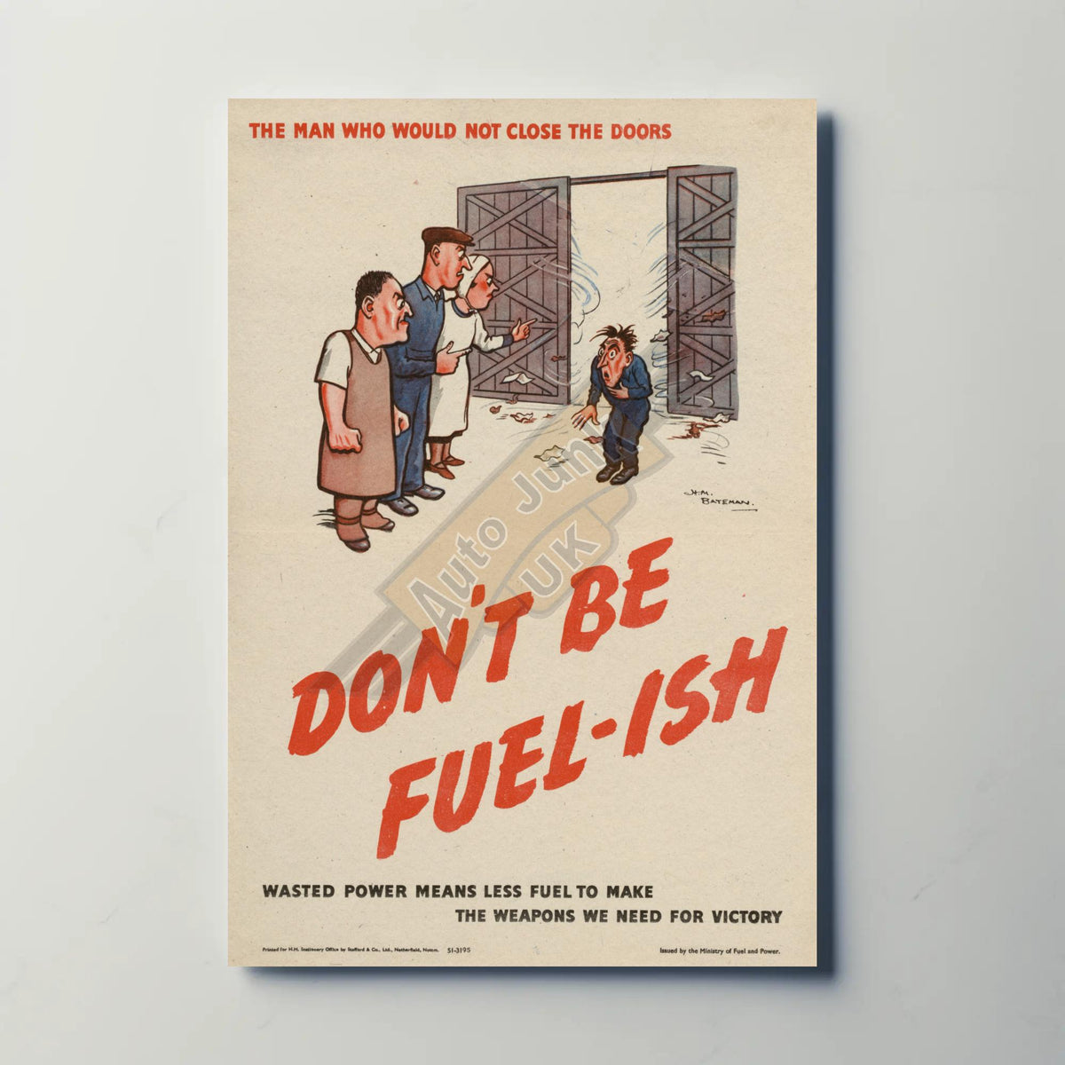 Don't be Fuel-ish Metal Sign