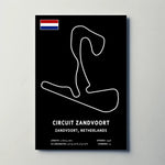 Circuit Zandvoort Paper Poster