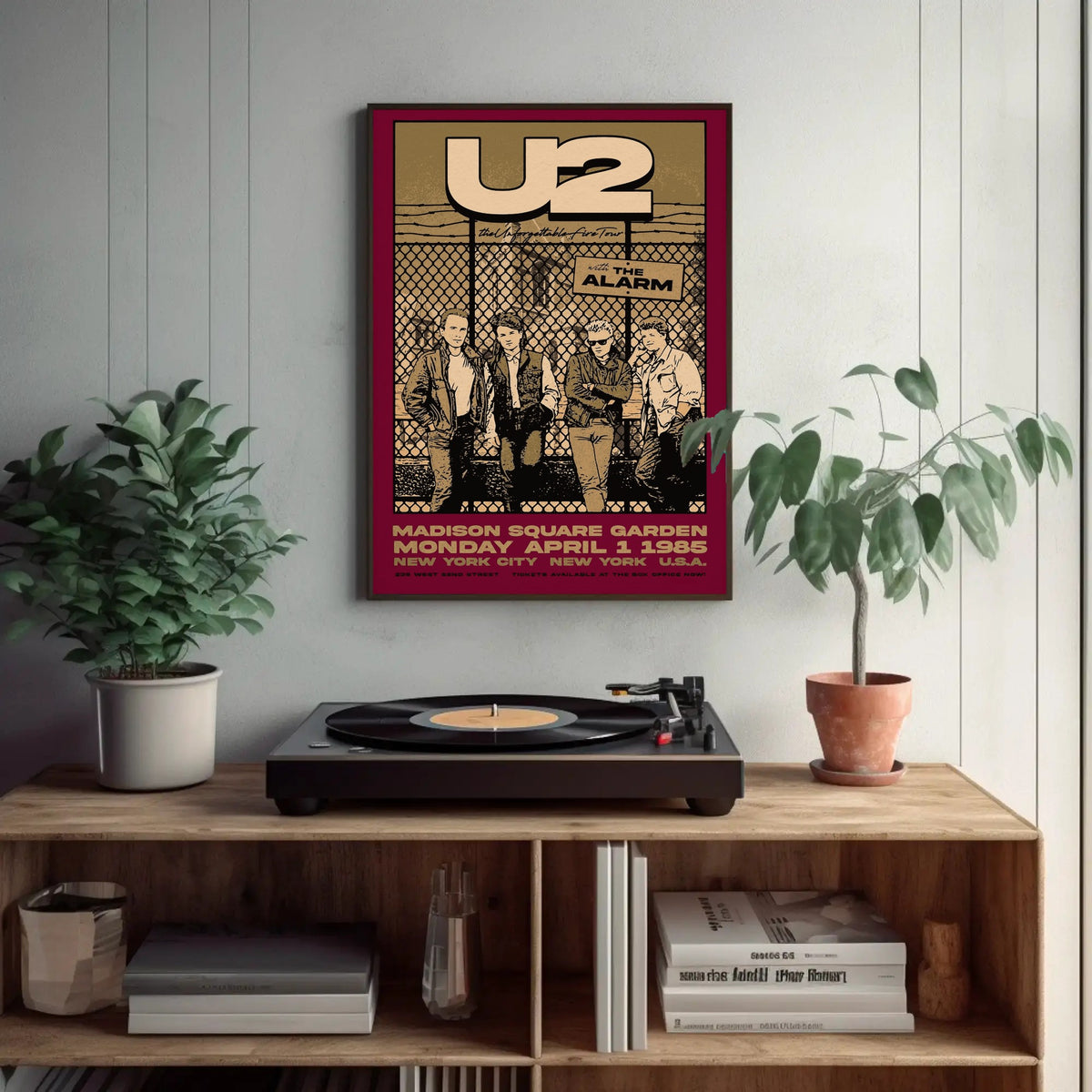 U2 Madison Square Garden Paper Poster