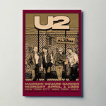 U2 Madison Square Garden Paper Poster