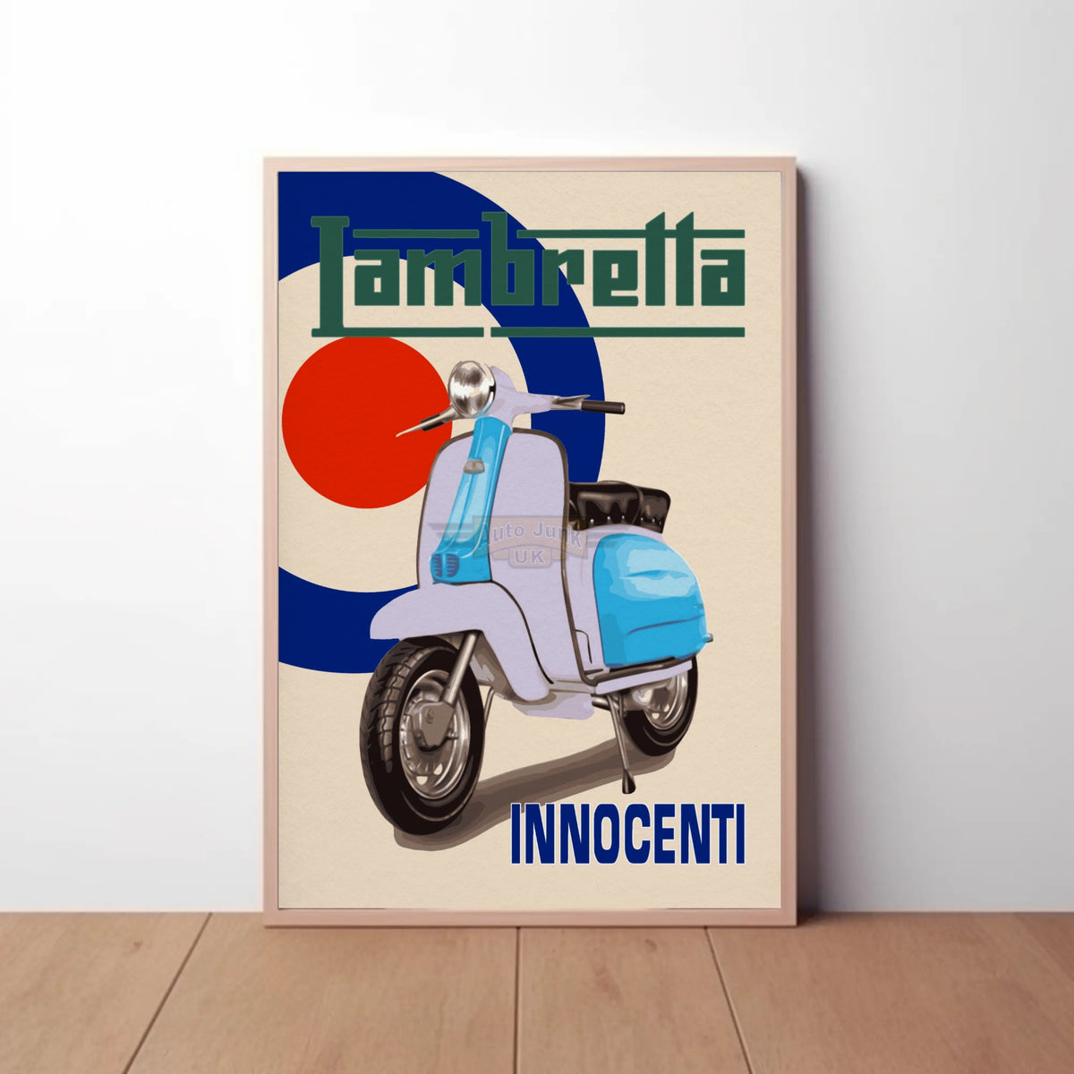 Lambretta Innocenti Paper Poster