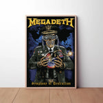 Megadeth Paper Poster