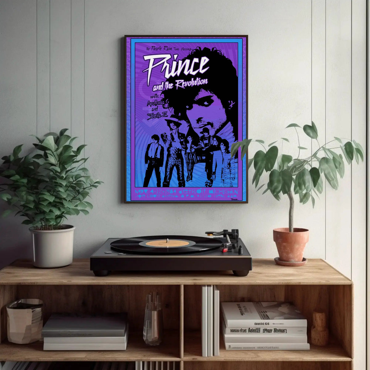 Prince Purple Rain Paper Poster