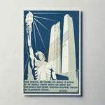 The Torch Be Yours To Hold It High Metal Sign