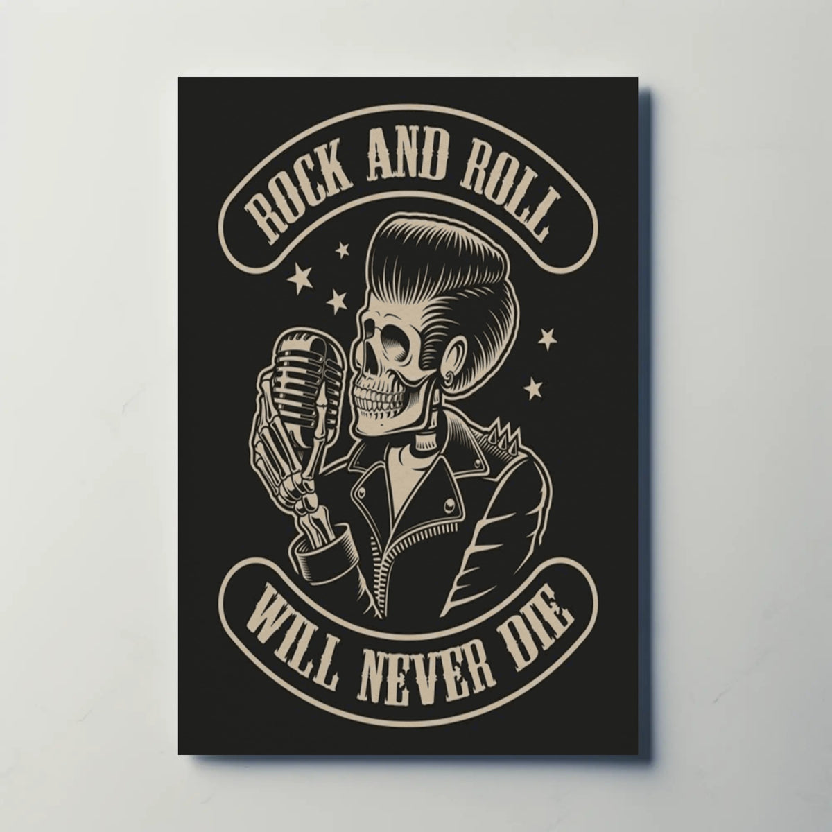 Rock & Roll Will Never Die Paper Poster