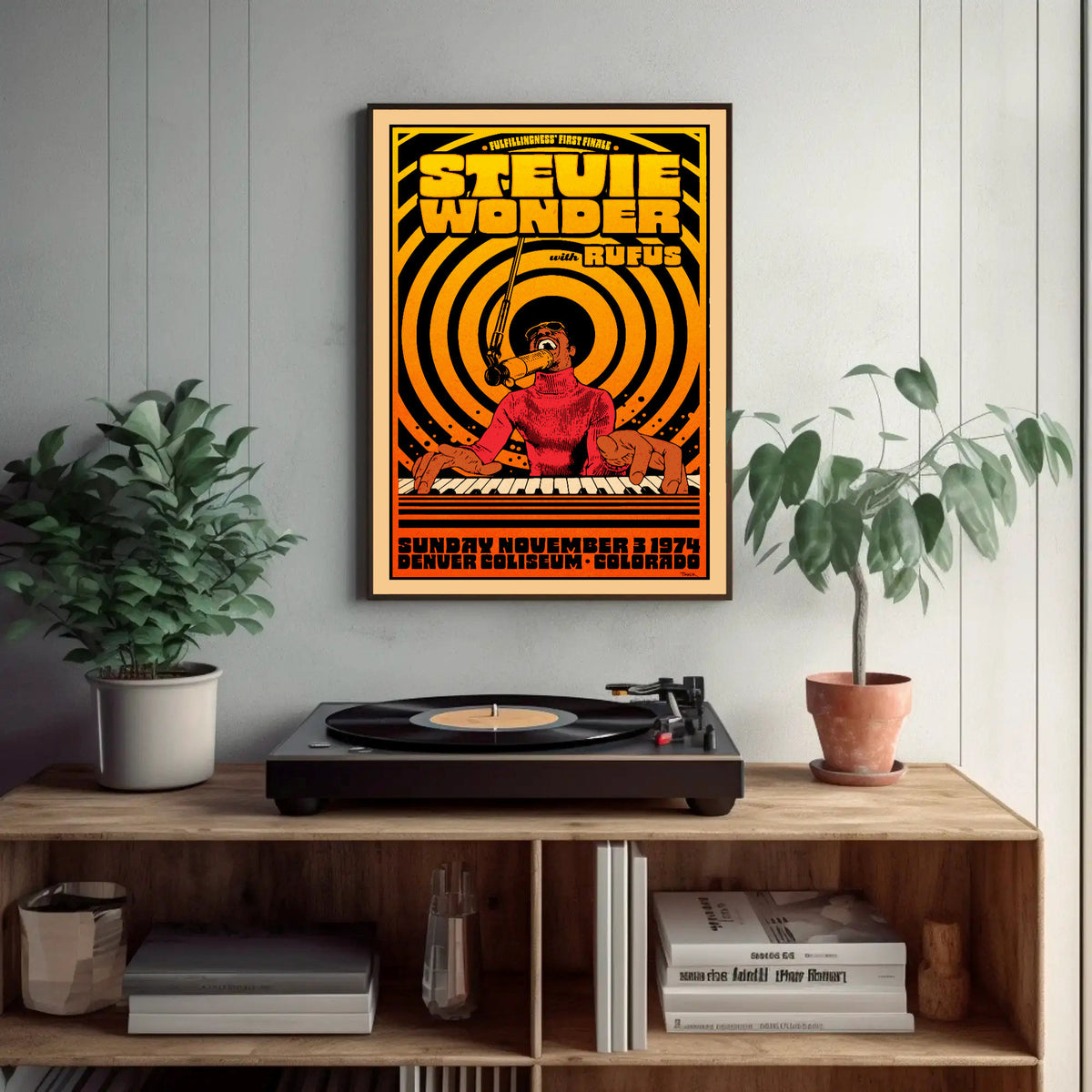 Stevie Wonder Paper Poster