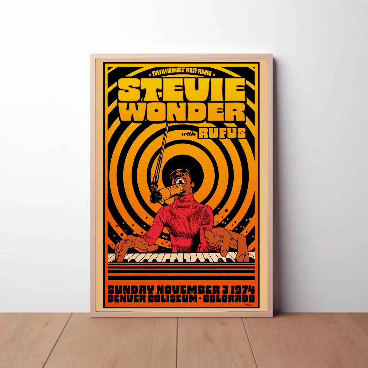 Stevie Wonder Paper Poster