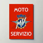 MV Agusta Servizio Paper Poster