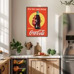 Coca Cola The Real Thing Paper Poster