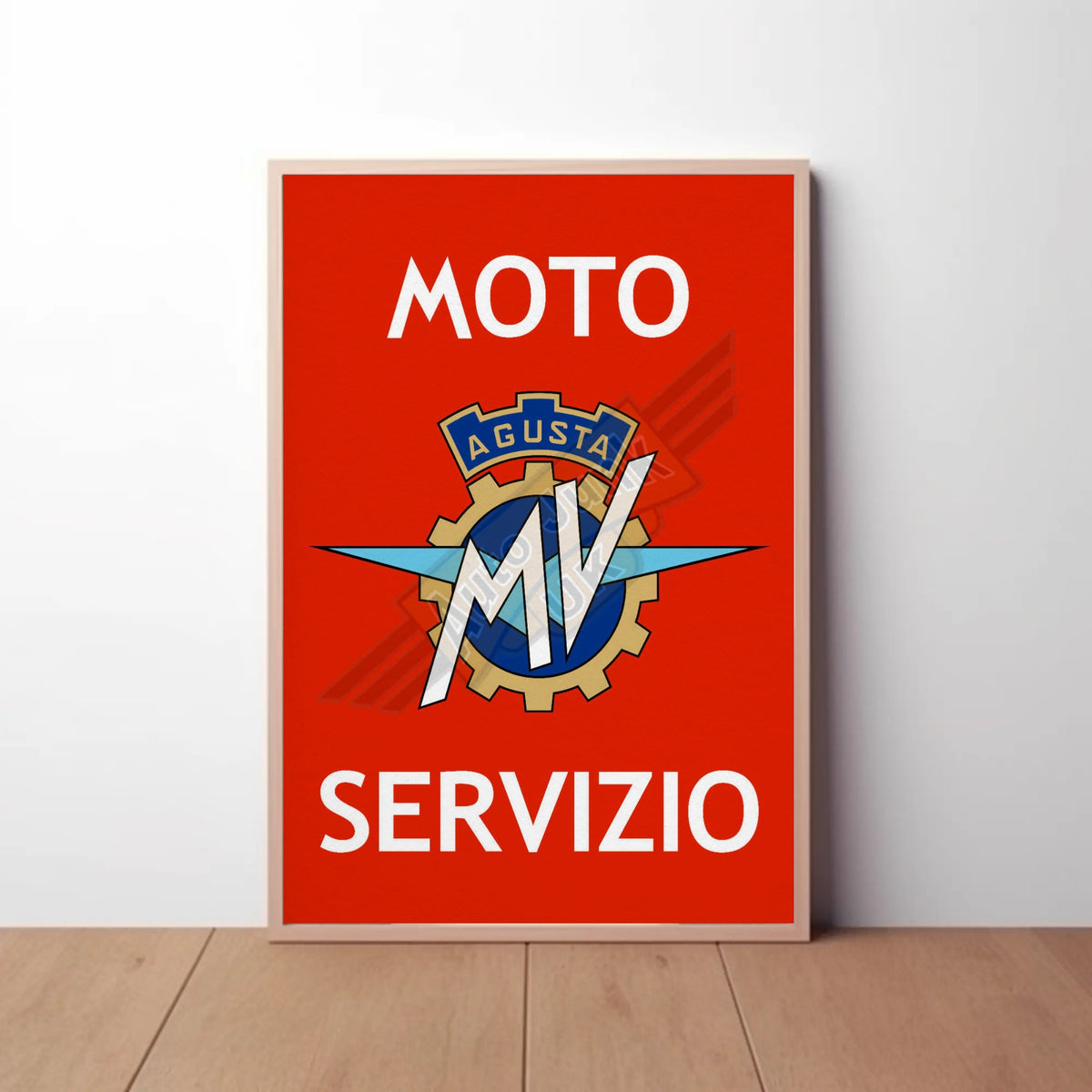 MV Agusta Servizio Paper Poster