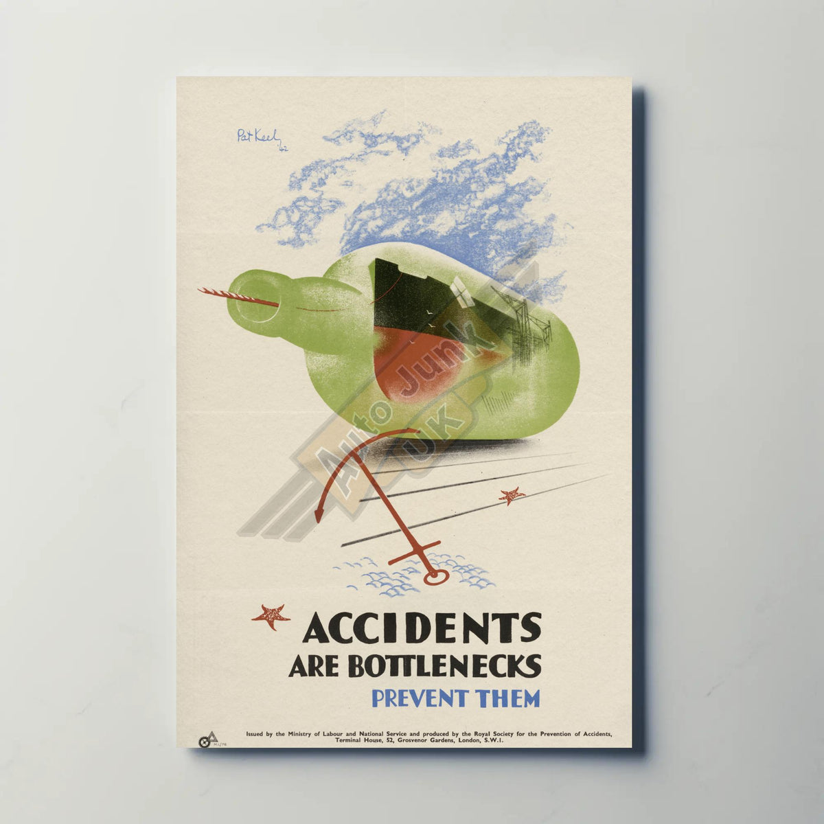 Accidents are Bottlenecks Metal Sign