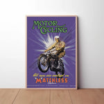 Matchless Motor Cycling Paper Poster