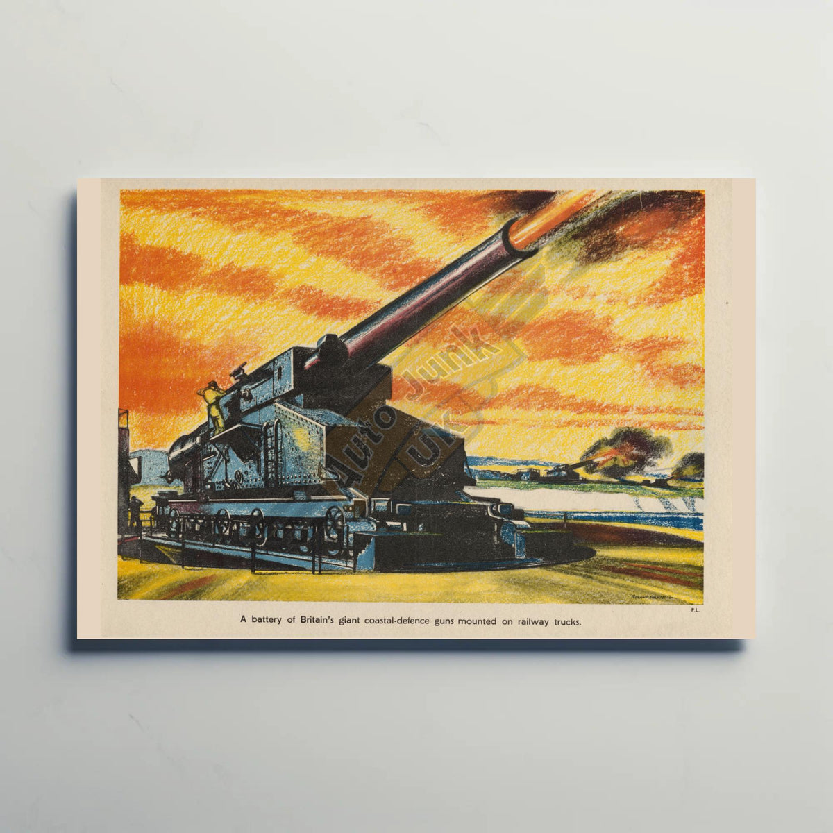 Britain's Defence Guns Metal Sign