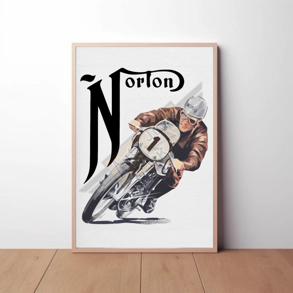 Norton Motorcycles Paper Poster