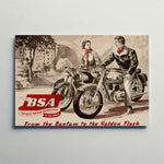 BSA Bantam Paper Poster