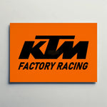KTM Factory Racing Paper Poster