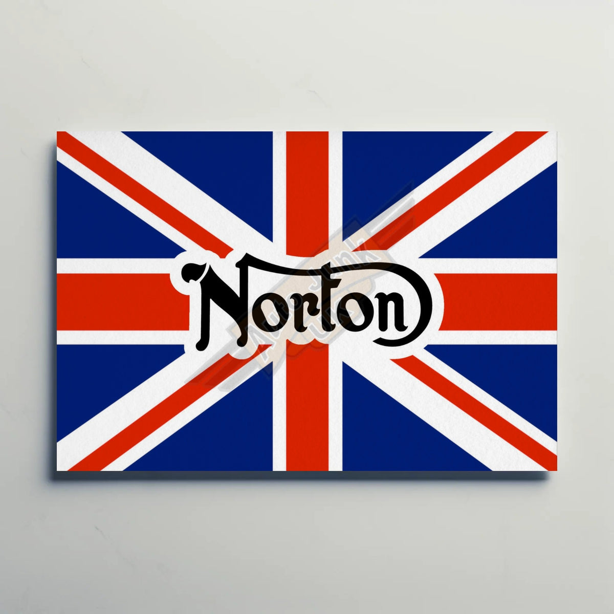 Norton Union Jack Paper Poster