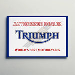 Triumph Dealer Paper Poster