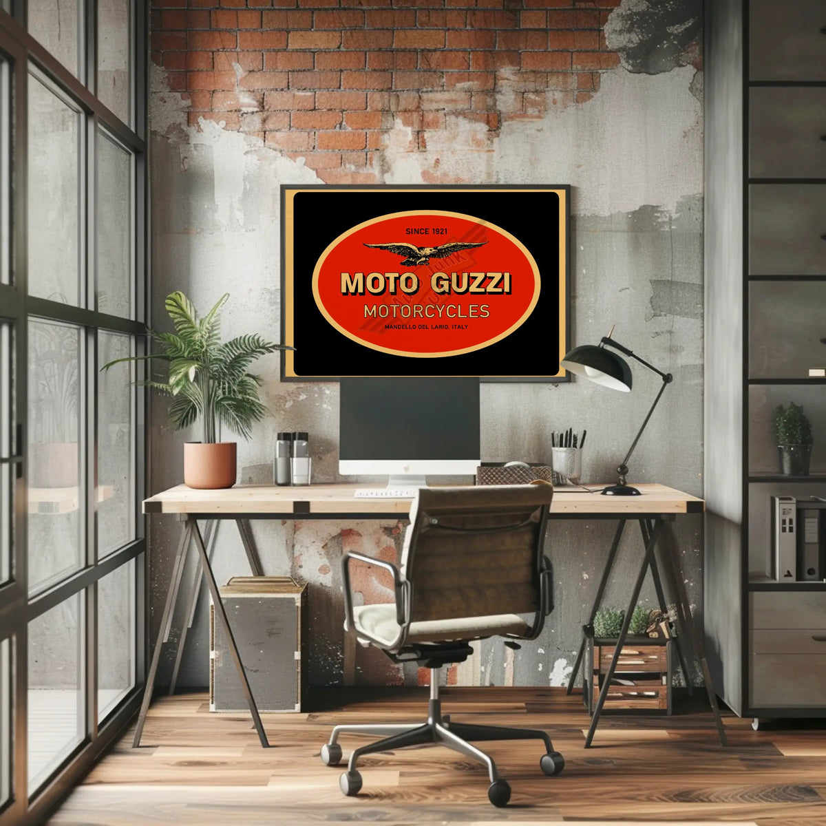 Moto Guzzi Motorcycles Paper Poster