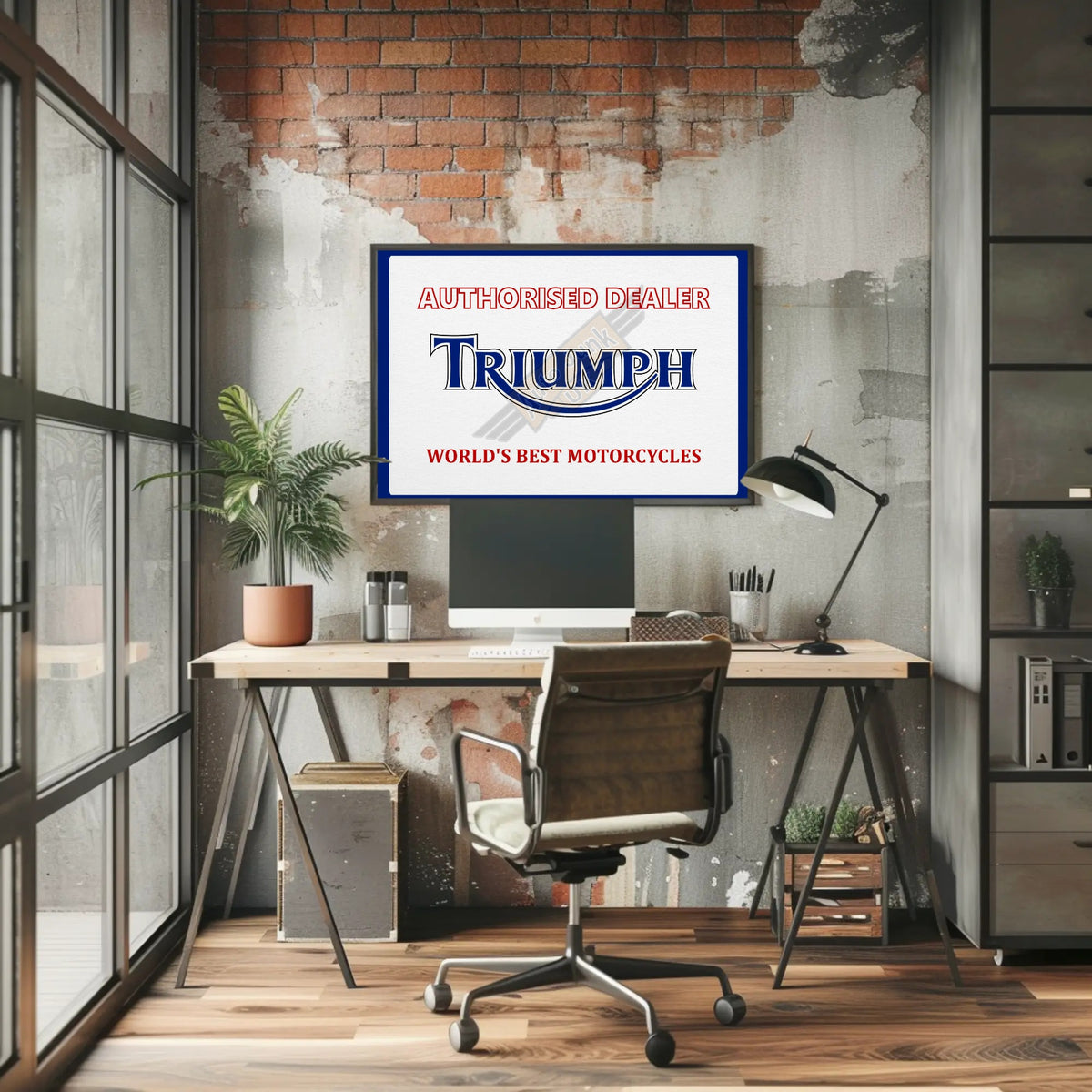 Triumph Dealer Paper Poster