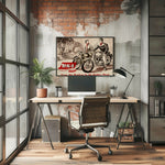 BSA Bantam Paper Poster