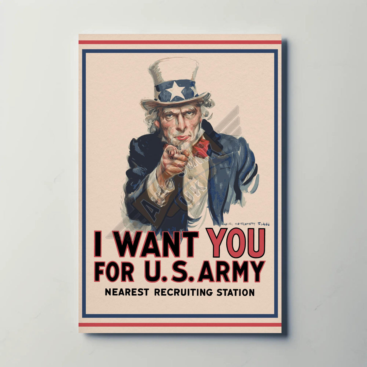 I Want You For U.S. Army WW2 Metal Sign